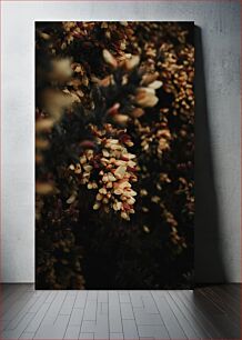 Πίνακας, Cluster of Flowers in Dark Tones Συστάδα λουλουδιών σε σκούρους τόνους