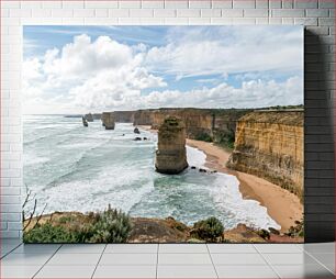 Πίνακας, Coastal Cliff View Παράκτια θέα από βράχο