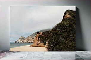 Πίνακας, Coastal Cliffs and Beach Παράκτιοι βράχοι και παραλία