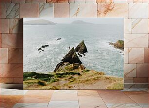 Πίνακας, Coastal Cliffs by the Sea Παράκτιοι βράχοι δίπλα στη θάλασσα