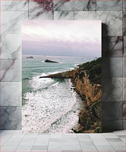 Πίνακας, Coastal View of Rocky Shoreline Παράκτια άποψη της βραχώδης ακτογραμμής