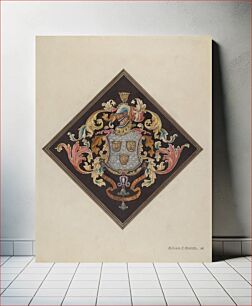 Πίνακας, Coat of Arms (ca.1936) by William Roberts