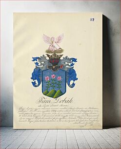 Πίνακας, Coat of arms of the dobák family, Adolf Medzihradsky