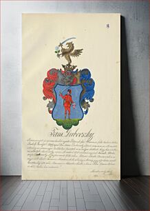 Πίνακας, Coat of arms of the dubovská family, Adolf Medzihradsky