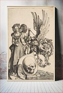 Πίνακας, Coat of Arms with a Skull by Albrecht Dürer