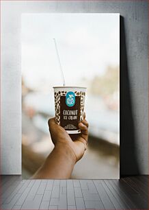 Πίνακας, Coconut Ice Cream Παγωτό καρύδας