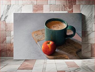 Πίνακας, Coffee and an Apple Καφές και ένα μήλο