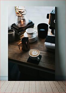 Πίνακας, Coffee and Cozy Setup Καφές και ζεστή ρύθμιση
