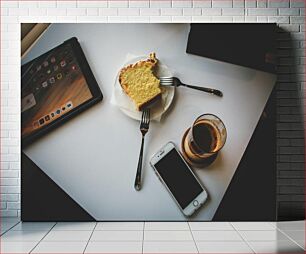 Πίνακας, Coffee Break with Cake Διάλειμμα για καφέ με κέικ