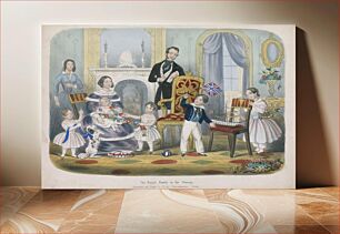 Πίνακας, [Collection of prints illustrating Victoria and Albert and their children]
