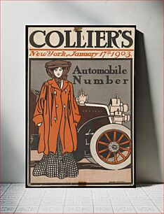 Πίνακας, Collier's automobile number, New York, January 17th, 1903 by Edward Penfield