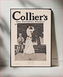 Πίνακας, Collier's, the national weekly, the first tee by Edward Penfield