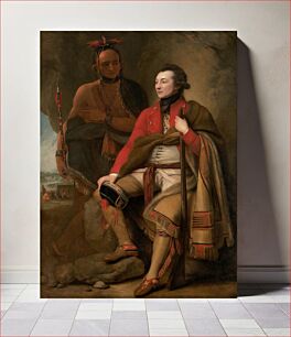 Πίνακας, Colonel Guy Johnson and Karonghyontye (Captain David Hill), (1776) by Benjamin West