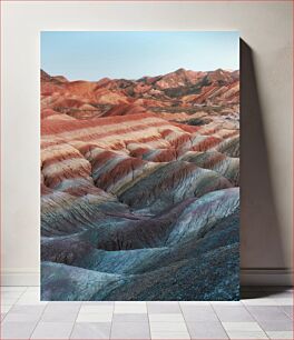 Πίνακας, Colored Striated Hills Έγχρωμοι γραμμωτοί λόφοι