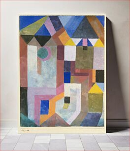 Πίνακας, Colorful Architecture (1917) by Paul Klee