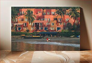 Πίνακας, Colorful Beachfront Buildings Πολύχρωμα παραθαλάσσια κτίρια