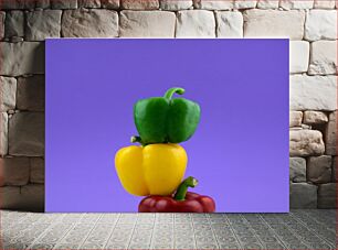 Πίνακας, Colorful Bell Peppers Πολύχρωμες πιπεριές