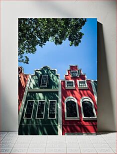 Πίνακας, Colorful Buildings Πολύχρωμα Κτίρια