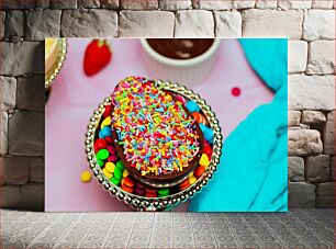 Πίνακας, Colorful Dessert Πολύχρωμο επιδόρπιο