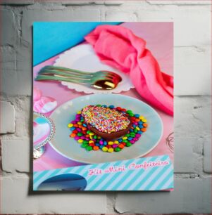 Πίνακας, Colorful Dessert Setting Πολύχρωμο επιδόρπιο