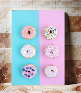 Πίνακας, Colorful Donuts Πολύχρωμα ντόνατς