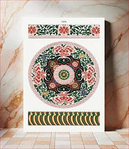 Πίνακας, Colorful floral pattern, Examples of Chinese Ornament selected from objects in the South Kensington Museum and other collections by Owen Jones