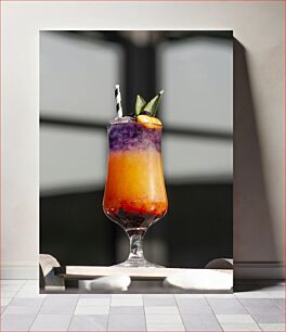 Πίνακας, Colorful Fruit Cocktail Πολύχρωμο κοκτέιλ φρούτων