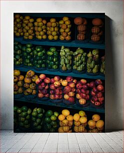 Πίνακας, Colorful Fruit Display Πολύχρωμη εμφάνιση φρούτων
