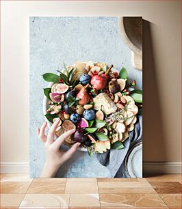 Πίνακας, Colorful Fruit Platter Πολύχρωμη πιατέλα φρούτων