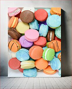 Πίνακας, Colorful Macarons Πολύχρωμα μακαρόν