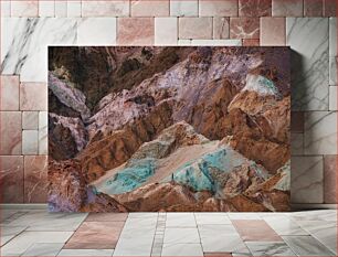 Πίνακας, Colorful Rock Formations Πολύχρωμοι βραχώδεις σχηματισμοί