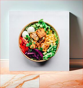 Πίνακας, Colorful Salad Bowl Πολύχρωμη σαλατιέρα