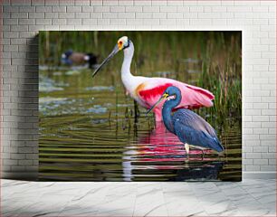 Πίνακας, Colorful Water Birds Πολύχρωμα πουλιά του νερού