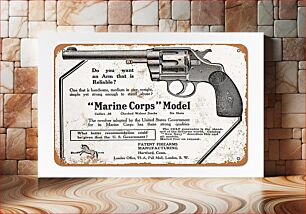 Πίνακας, Colt Model 1905 Marine Corps advertisement (2021)