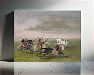 Πίνακας, Comanche Feats of Horsemanship (1834–1835) by George Catlin