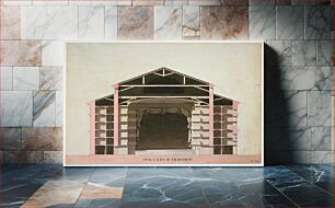 Πίνακας, Competition Design for La Fenice, Venice: Transverse Section