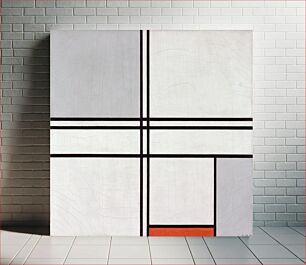 Πίνακας, Composition (No. 1) Gray-Red (1935) by Piet Mondrian