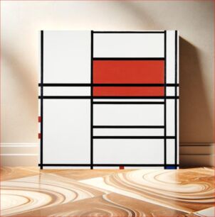 Πίνακας, Composition No. 4 with red and blue (1938–1942) by Piet Mondrian