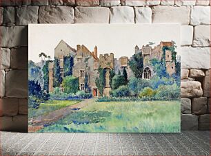Πίνακας, Compton Castle, Devonshire, England by Cass Gilbert