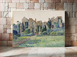 Πίνακας, Compton Castle, Devonshire, England, Cass Gilbert