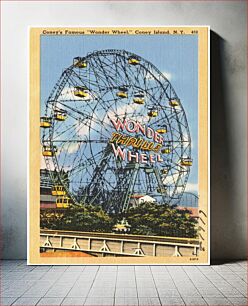 Πίνακας, Coney's Famous "Wonder Wheel," Coney Island, N. Y