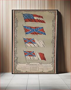Πίνακας, Confederate flags. A souvenir of the "lost cause"