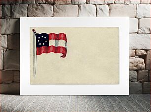 Πίνακας, Confederate patriotic envelope (1861-1865) American flag