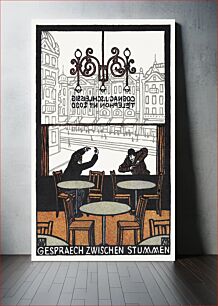 Πίνακας, Conversation between Mutes (Gespraech zwischen Stummen) (1907) by Moriz Jung