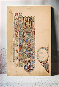 Πίνακας, Copy of early Christian mosaic by Niels Larsen Stevns