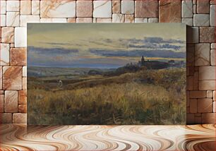 Πίνακας, Cornfield at sunset