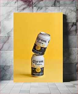 Πίνακας, Corona Beer Cans Κονσέρβες μπύρας Corona
