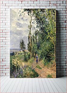 Πίνακας, Côte des Grouettes, near Pontoise (1878) by Camille Pissarro