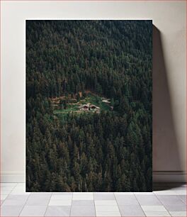 Πίνακας, Cottage in the Forest Εξοχικό σπίτι στο δάσος