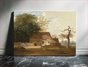 Πίνακας, Cottage Scenery (1845) by George Caleb Bingham